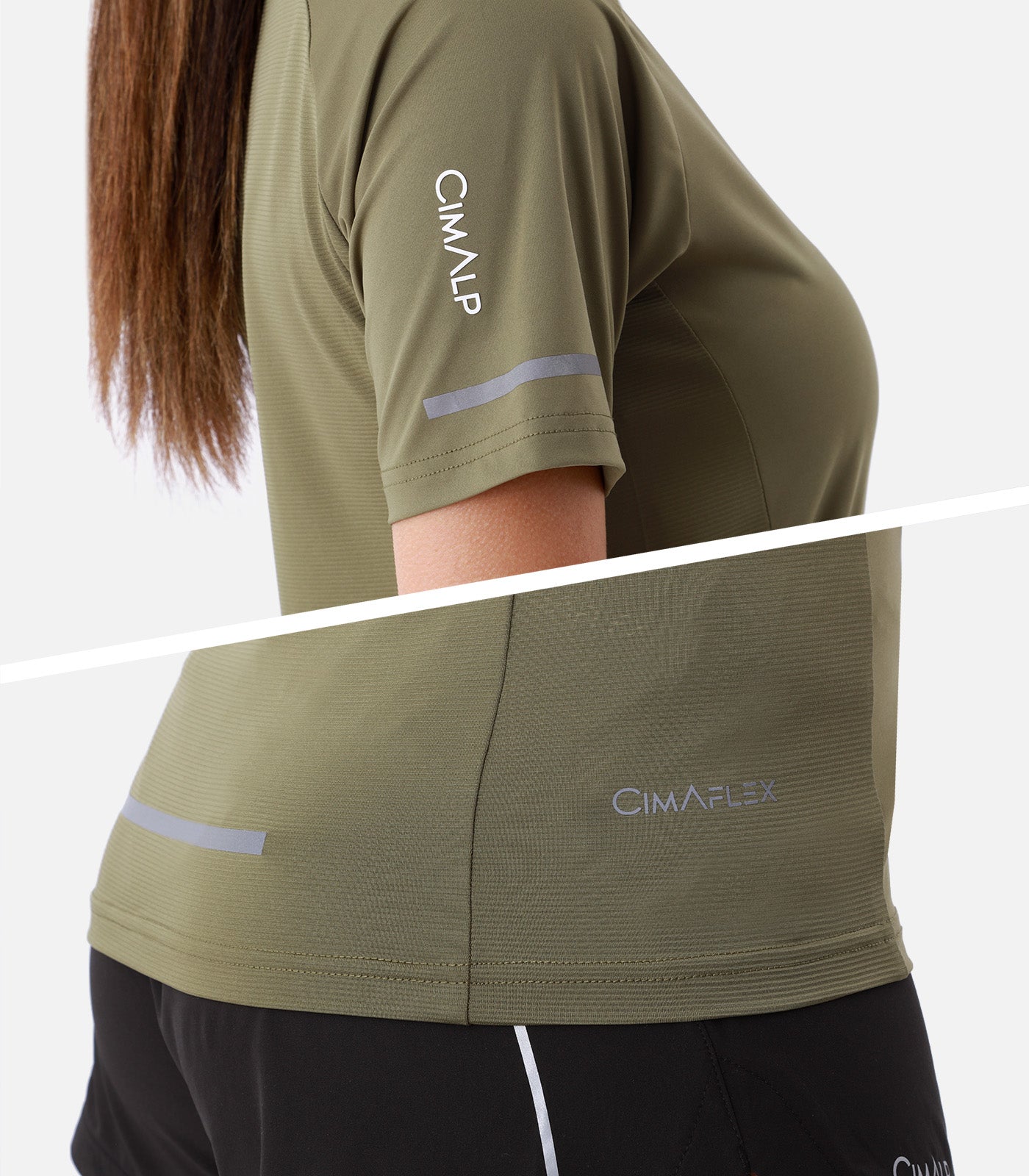 cimalp-denali-t-shirt-randonn-e-femme-noir-respirant image 5