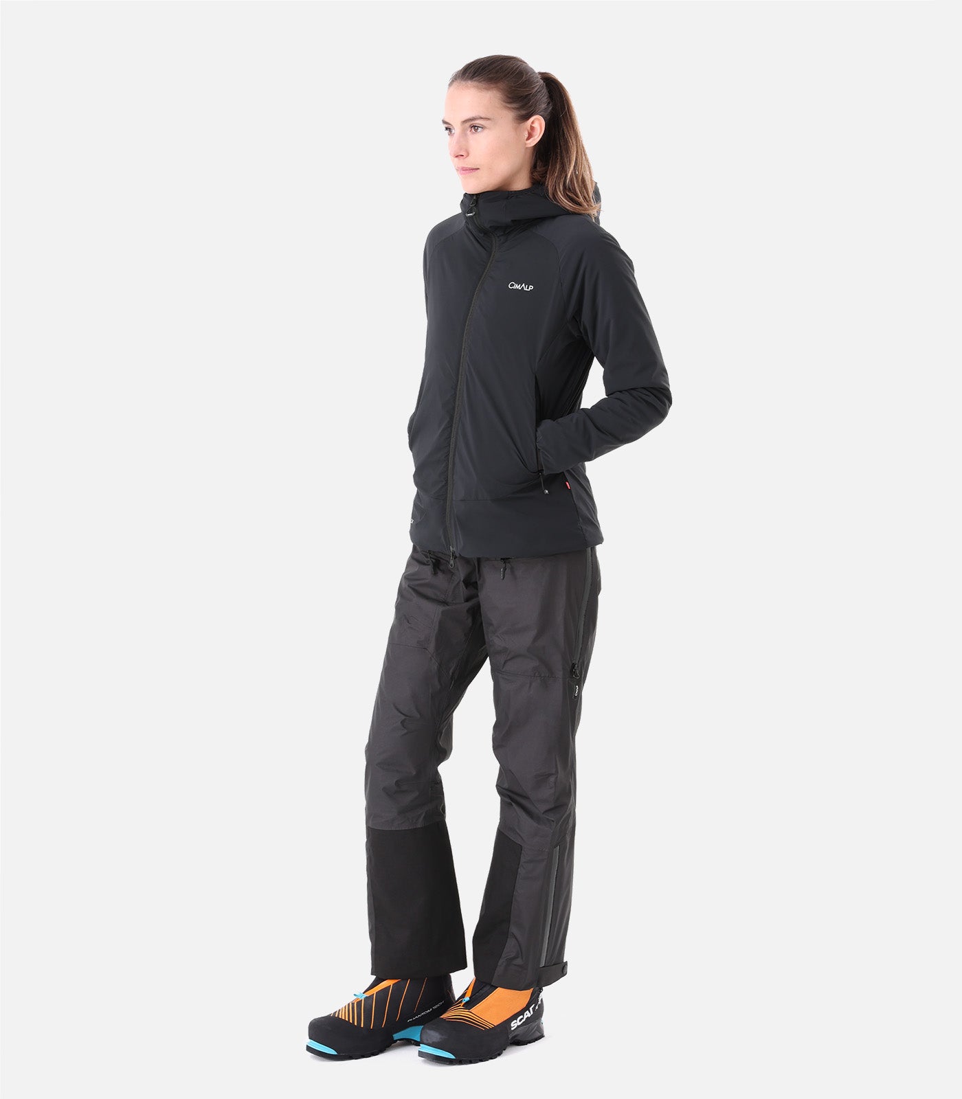cimalp-tournette-f-veste-polaire-femme-framboise-coupe-vent image 3