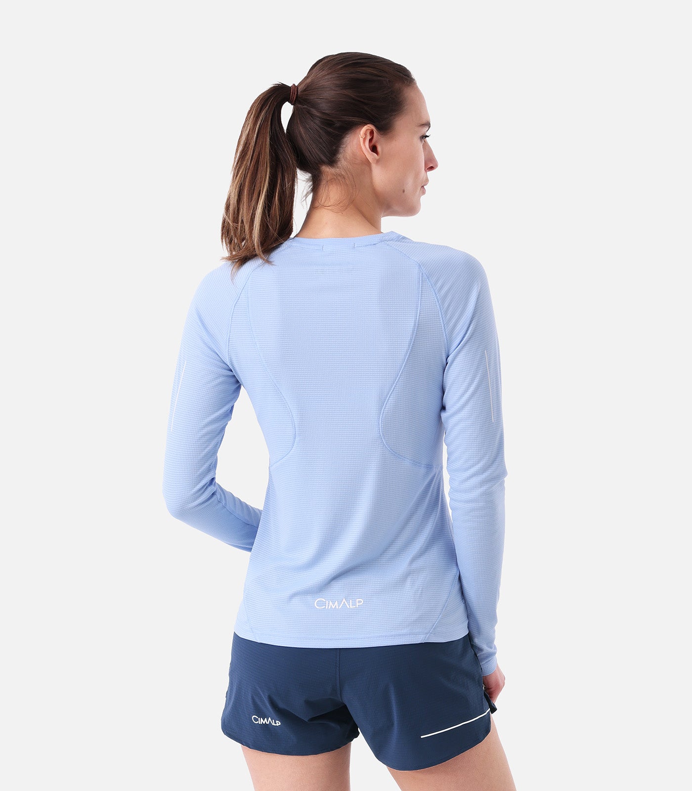 cimalp-boreon-ls-f-t-shirt-trail-femme-manches-longues-vert image 3
