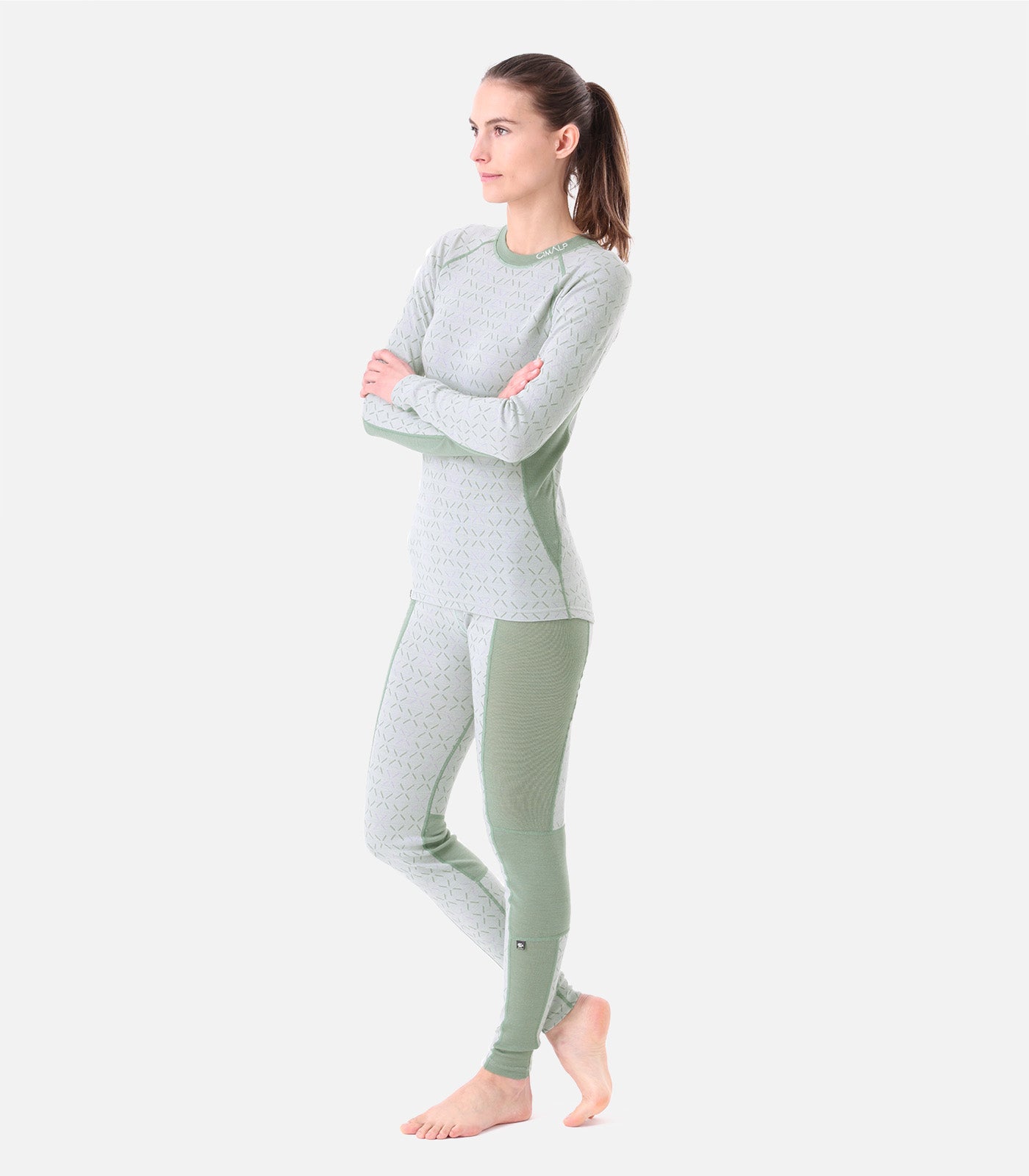 cimalp-wool-top-f-sous-v-tement-m-rinos-vert-femme image 3