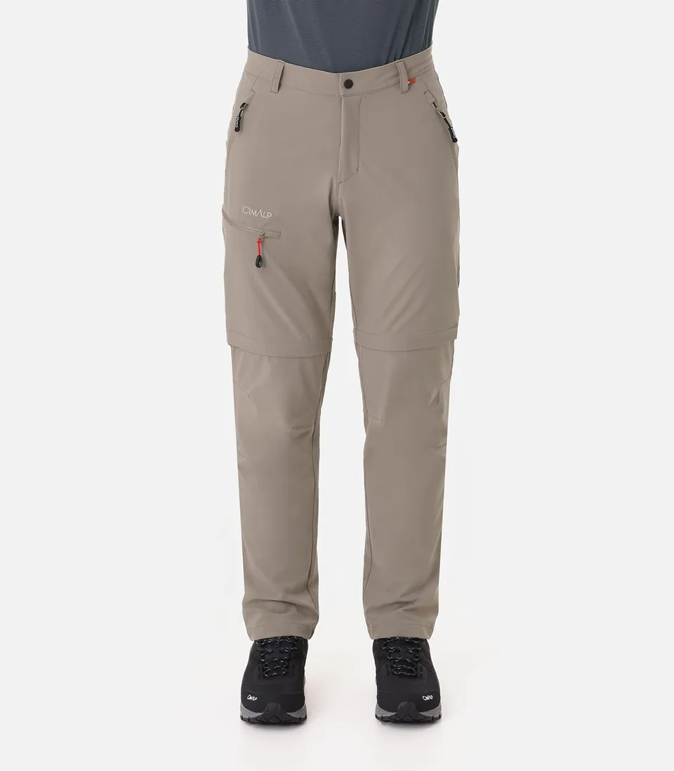 cimalp-arcalod-h-pantalon-randonn-e-homme-convertible-beige image 1