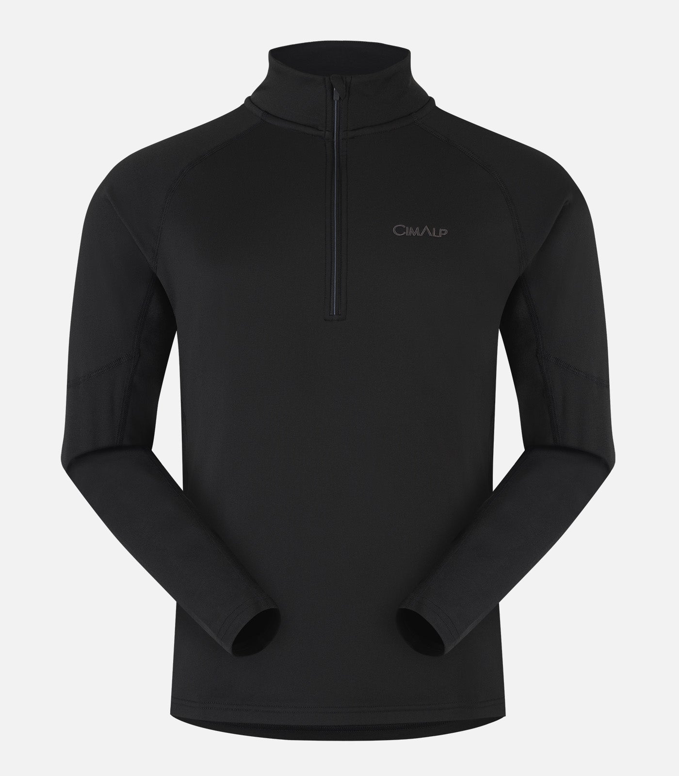 cimalp-x-warm-zip-5-h-sous-v-tement-thermique-homme-noir-chaud image 6