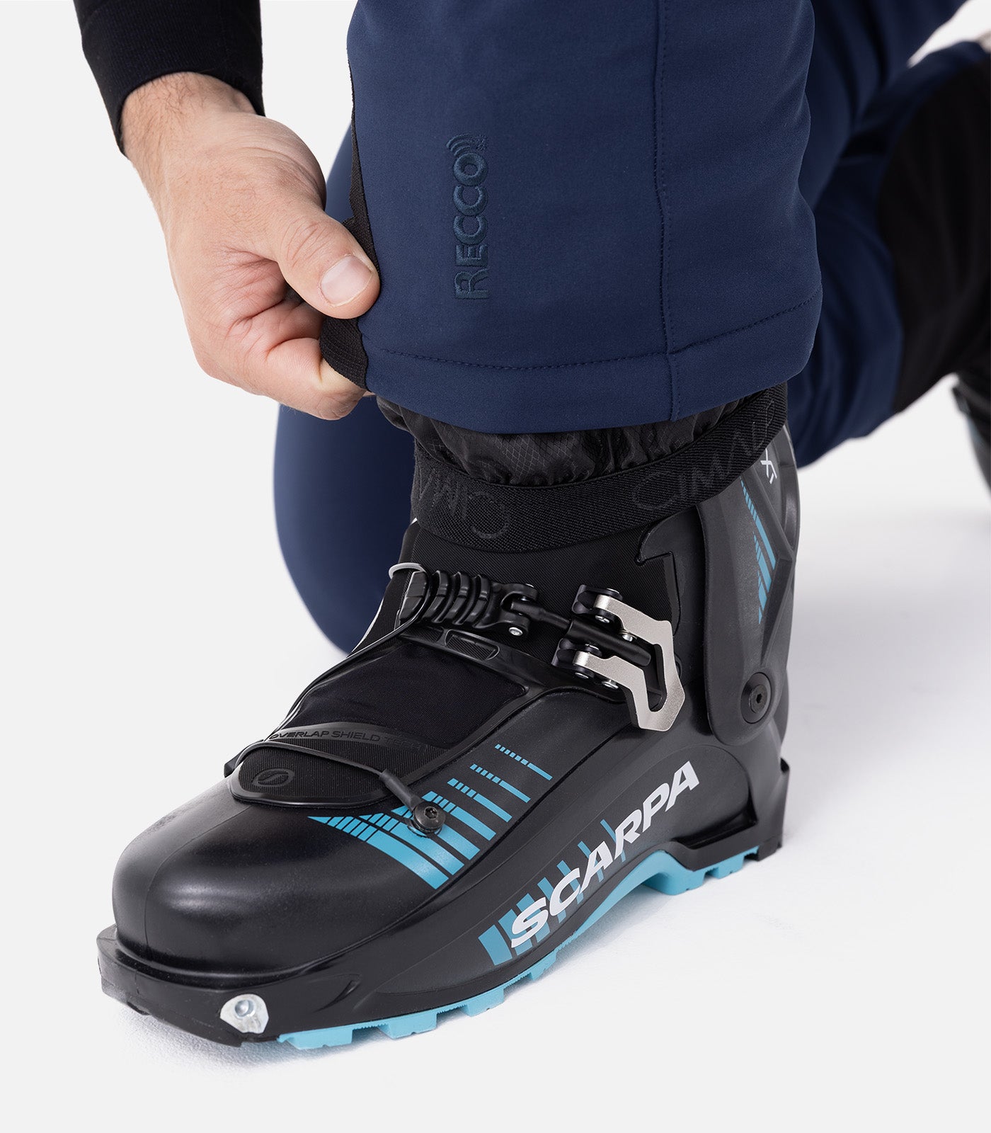 cimalp-snow-pant-court-4-h-pantalon-de-ski-homme-noir-court image 6