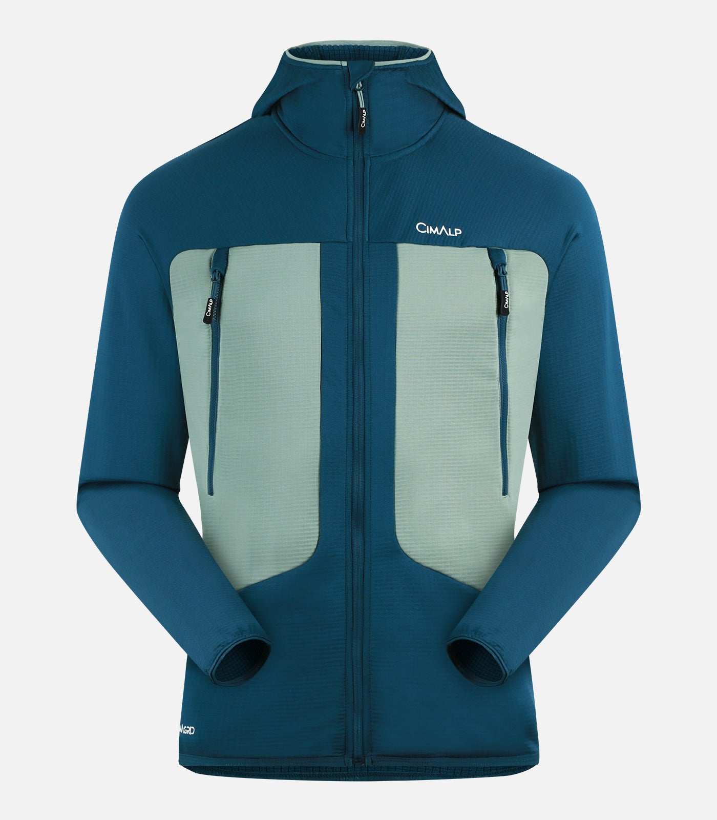 cimalp-whymper-2-h-polaire-homme-bleu-vert-respirante image 2