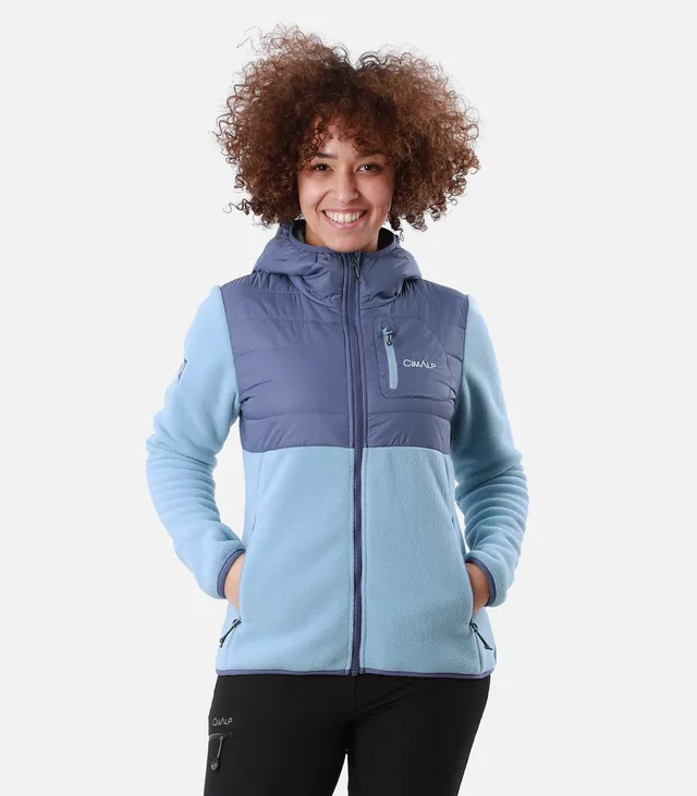 cimalp-charvet-f-veste-polaire-femme-ciel-laine-m-rinos image 1
