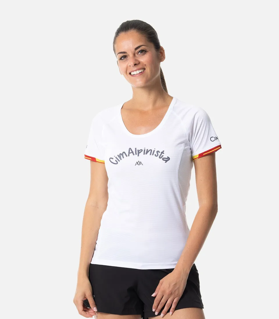 cimalp-spanish-montagnard-f-t-shirt-trail-femme-blanc-75g image 1