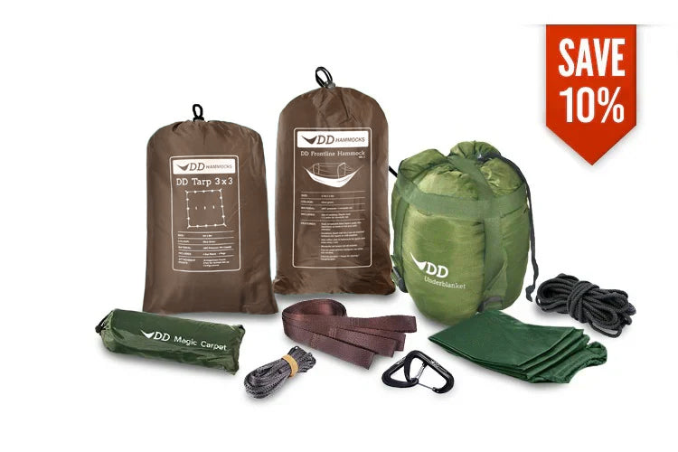 dd-hammocks-first-night-combo-kit-hamac-complet-olive-green image 2