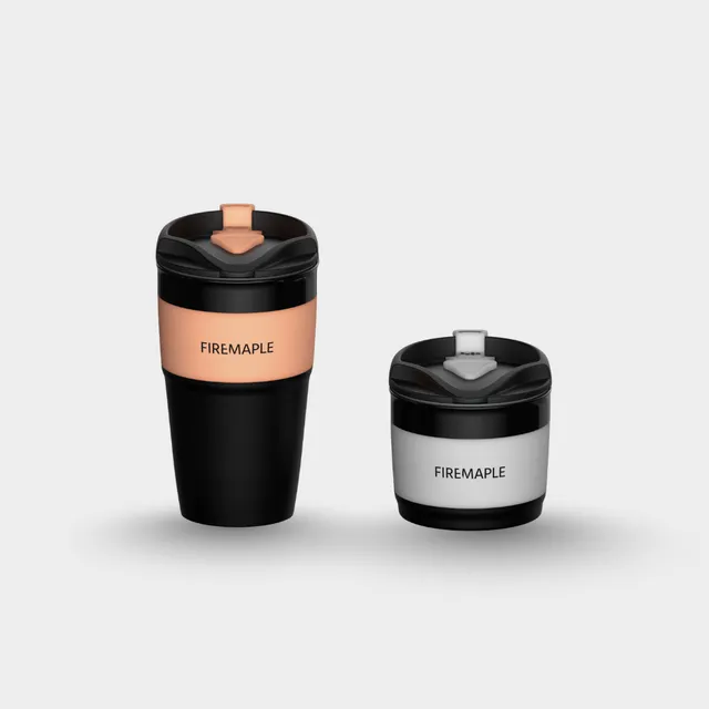 firemaple-tasse-silicone-pliable-350ml-orange image 1