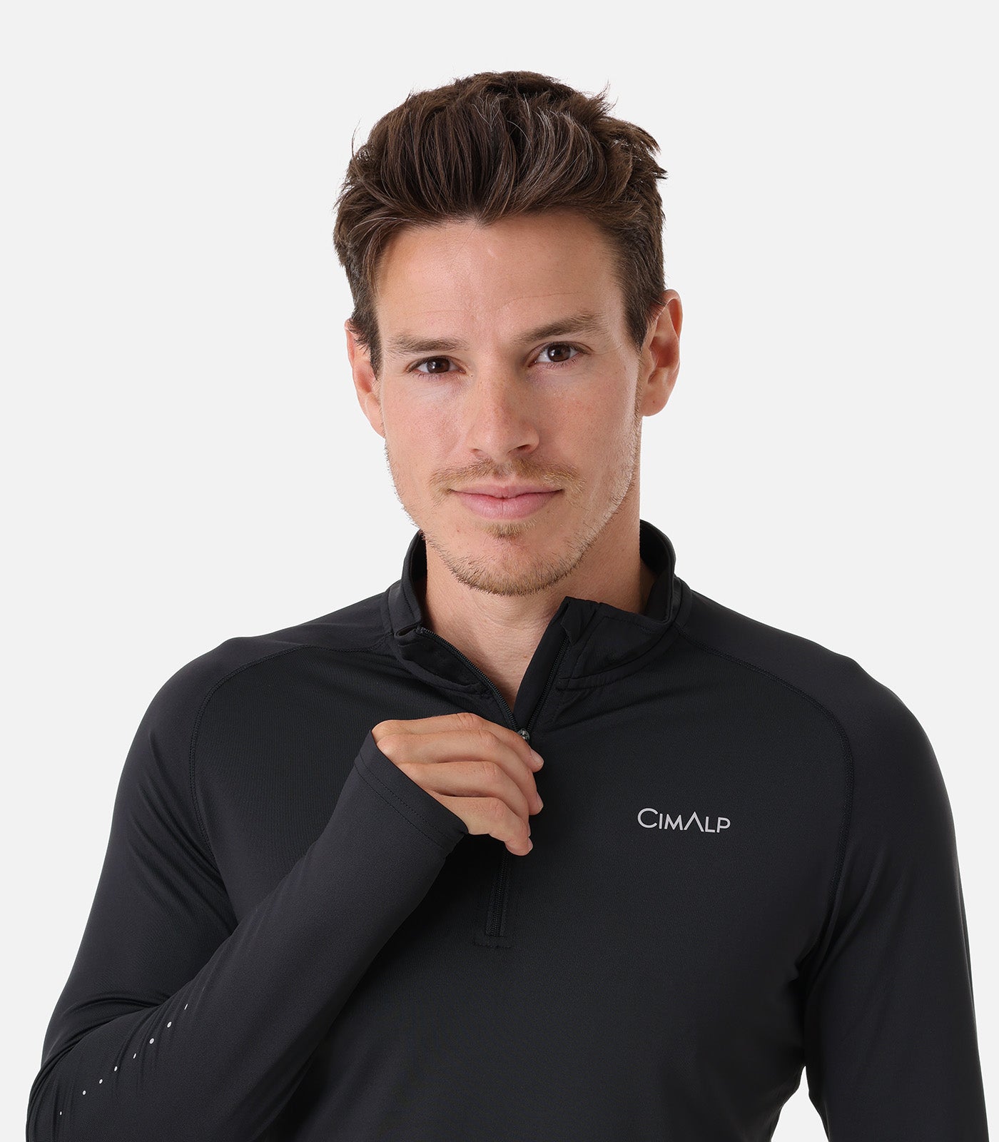 cimalp-argenti-res-h-t-shirt-trail-homme-noir-thermique image 6