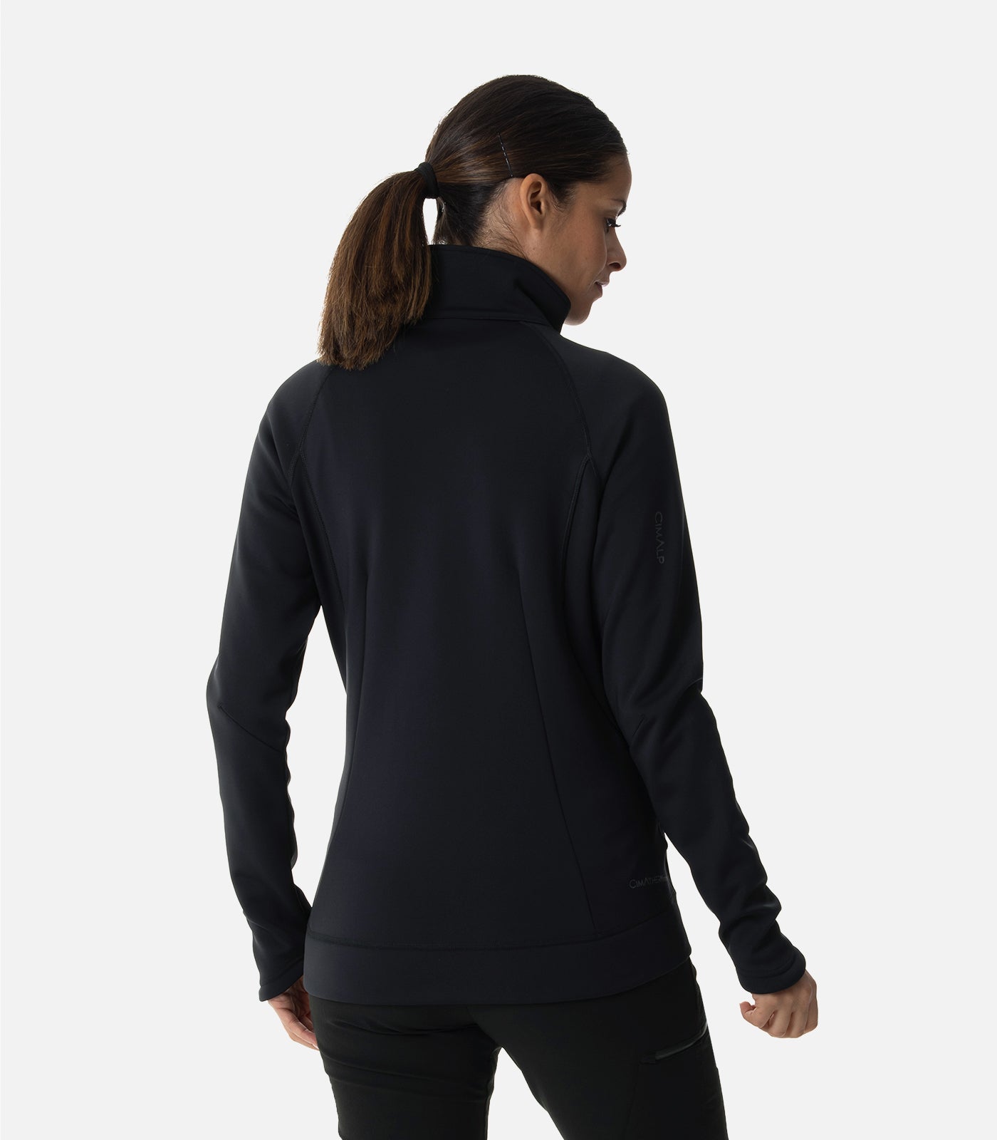 cimalp-warmit-5-f-polaire-femme-coupe-vent-noire image 4