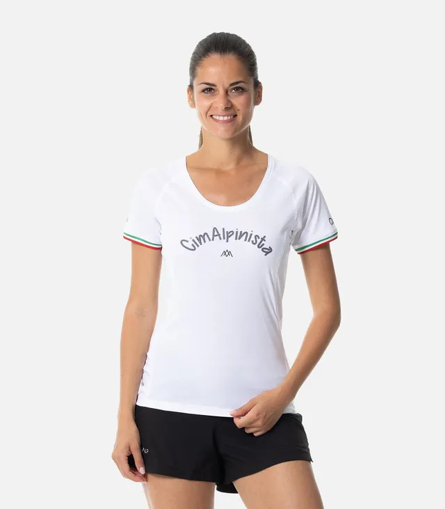cimalp-italian-montagnard-f-t-shirt-trail-femme-blanc-75g image 1