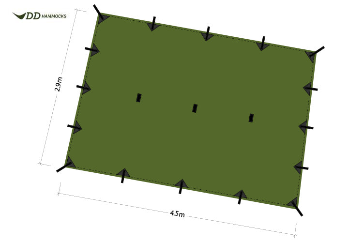 dd-superlight-tarp-xl-b-che-olive-green-imperm-able image 3