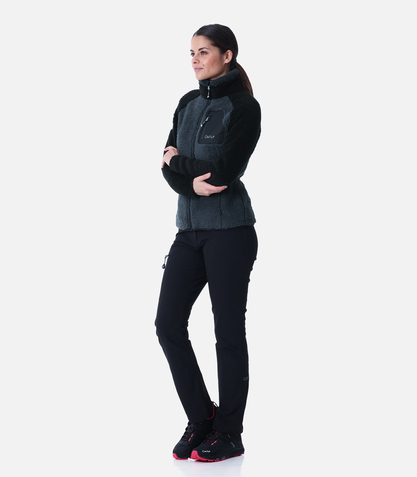 cimalp-bivouac-2-f-veste-polaire-femme-recycl-e-coupe-vent image 3