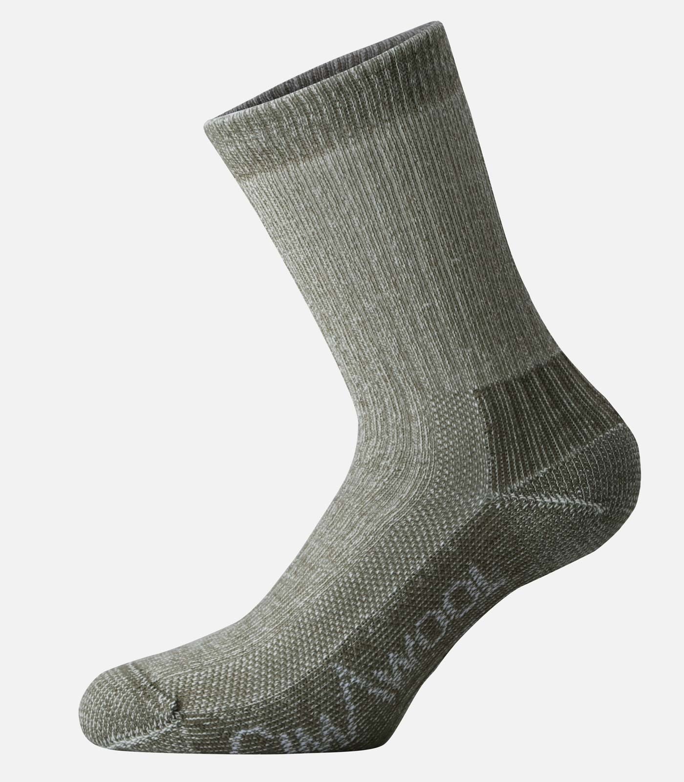 cimalp-merino-socks-2-chaussettes-randonn-e-kaki-lot-2-m-rinos image 4
