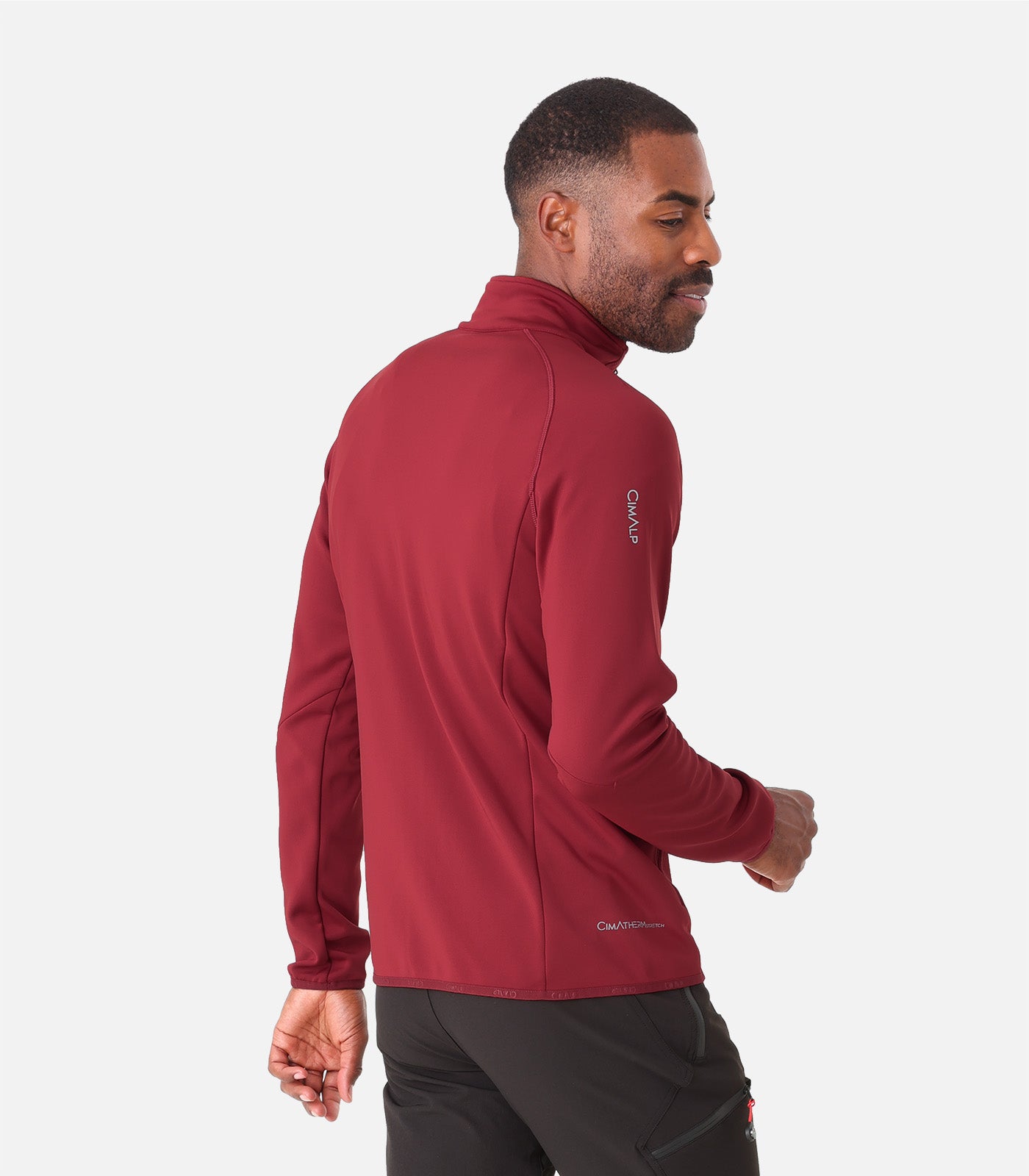 cimalp-warmit-6-h-polaire-homme-coupe-vent-sapin image 8