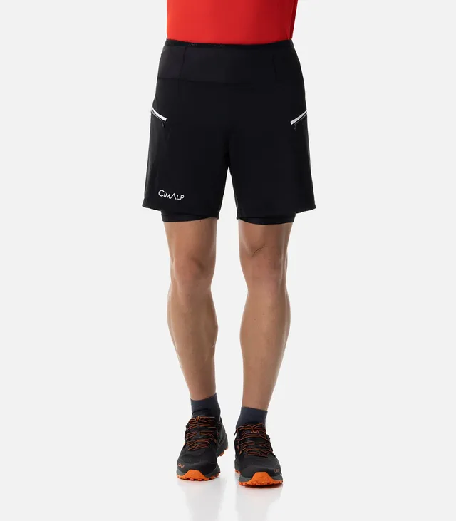 cimalp-aoste-2-h-short-trail-noir-stretch-homme image 1