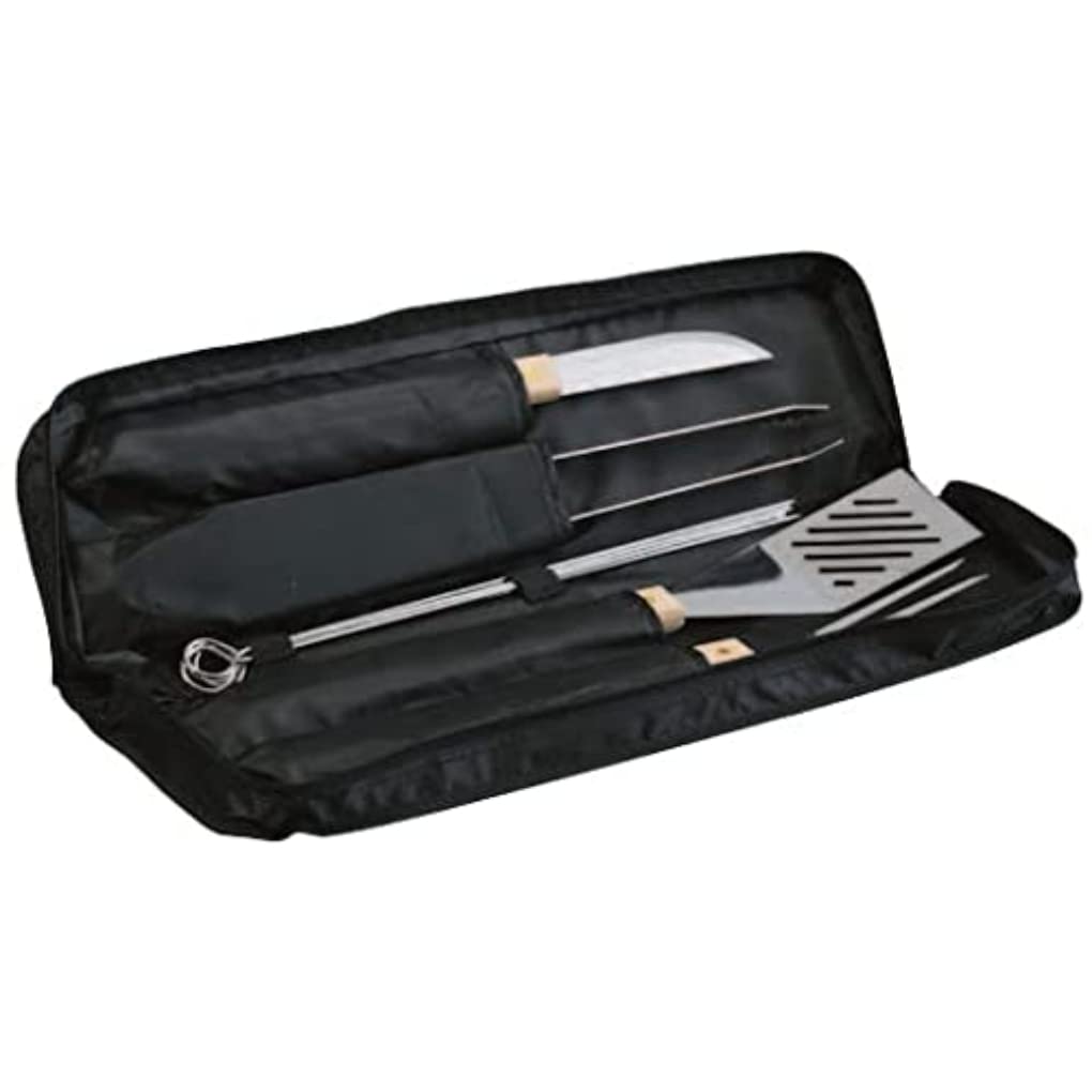 campingaz-kit-barbecue-ustensiles-inox-manche-bois image 1