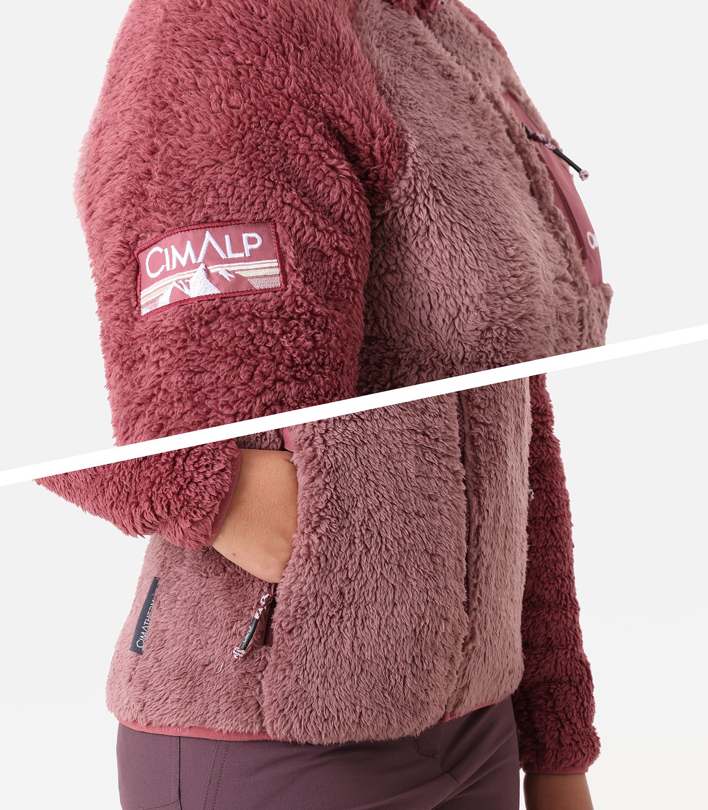 cimalp-bivouac-2-f-veste-polaire-femme-rose-recycl-e image 5