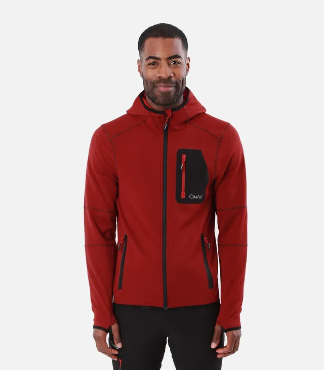 cimalp-jorasse-2-h-veste-polaire-homme-rouge-chaude image 1