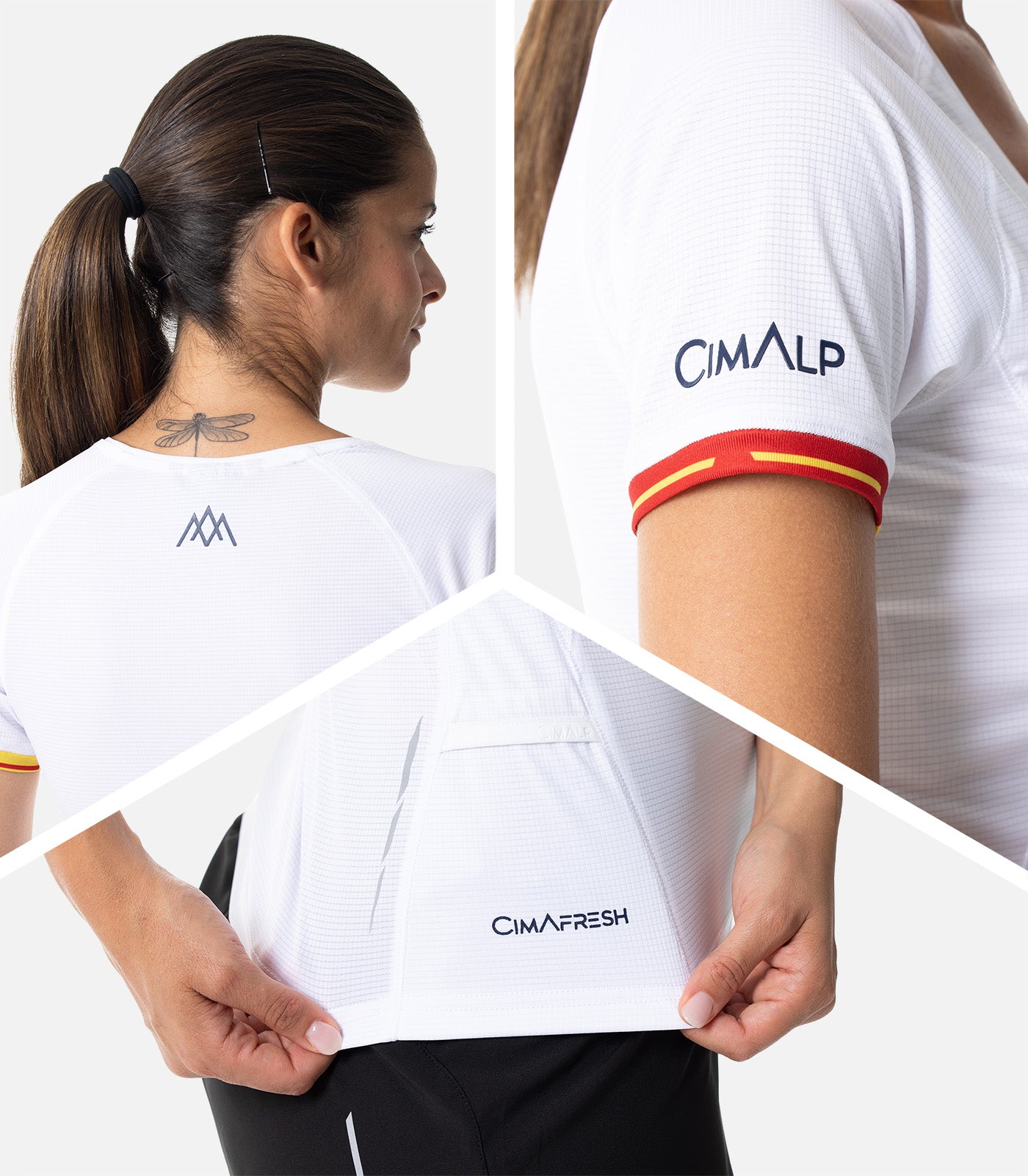 cimalp-spanish-montagnard-f-t-shirt-trail-femme-blanc-75g image 5