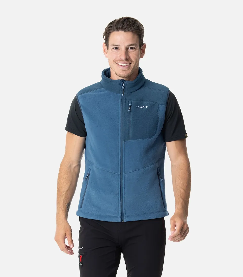 cimalp-iceberg-6-h-gilet-polaire-homme-bleu-sans-manches-m image 1