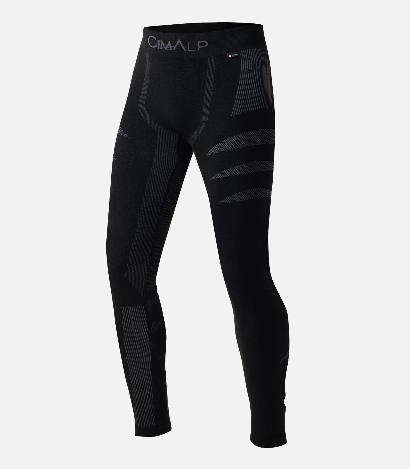 cimalp-strategic-pant-3-h-collant-thermique-homme-noir-bleu-sans-coutures image 2