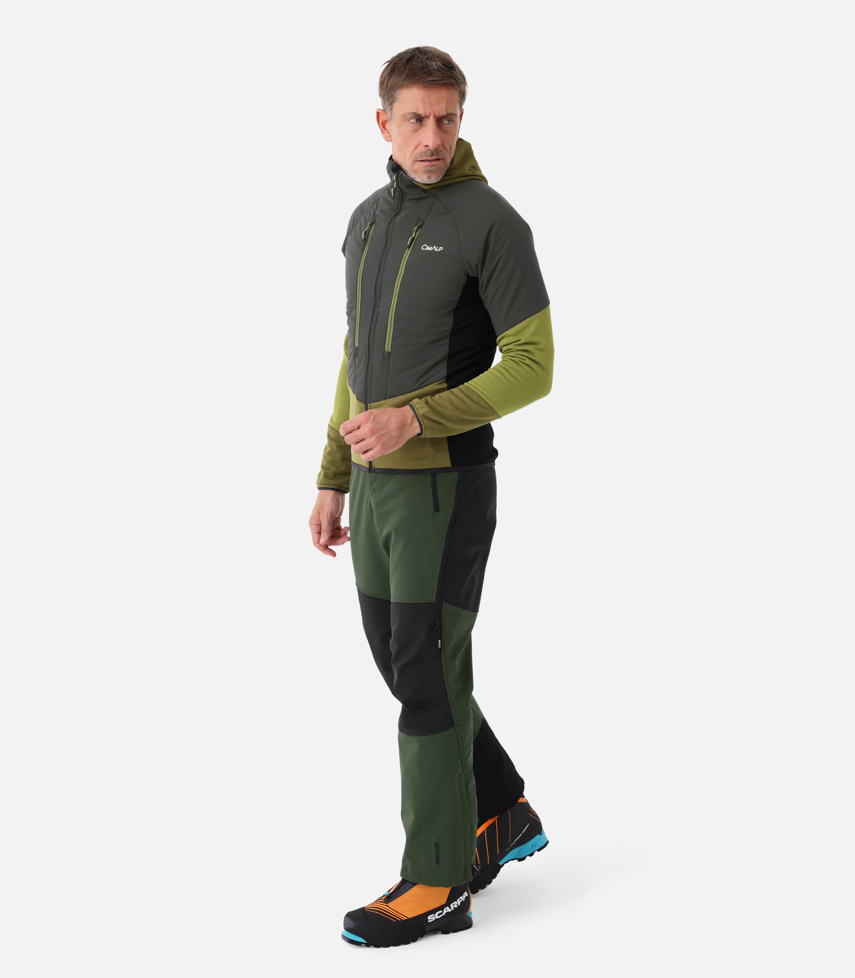 cimalp-baretti-2-h-polaire-homme-primaloft-olive image 7