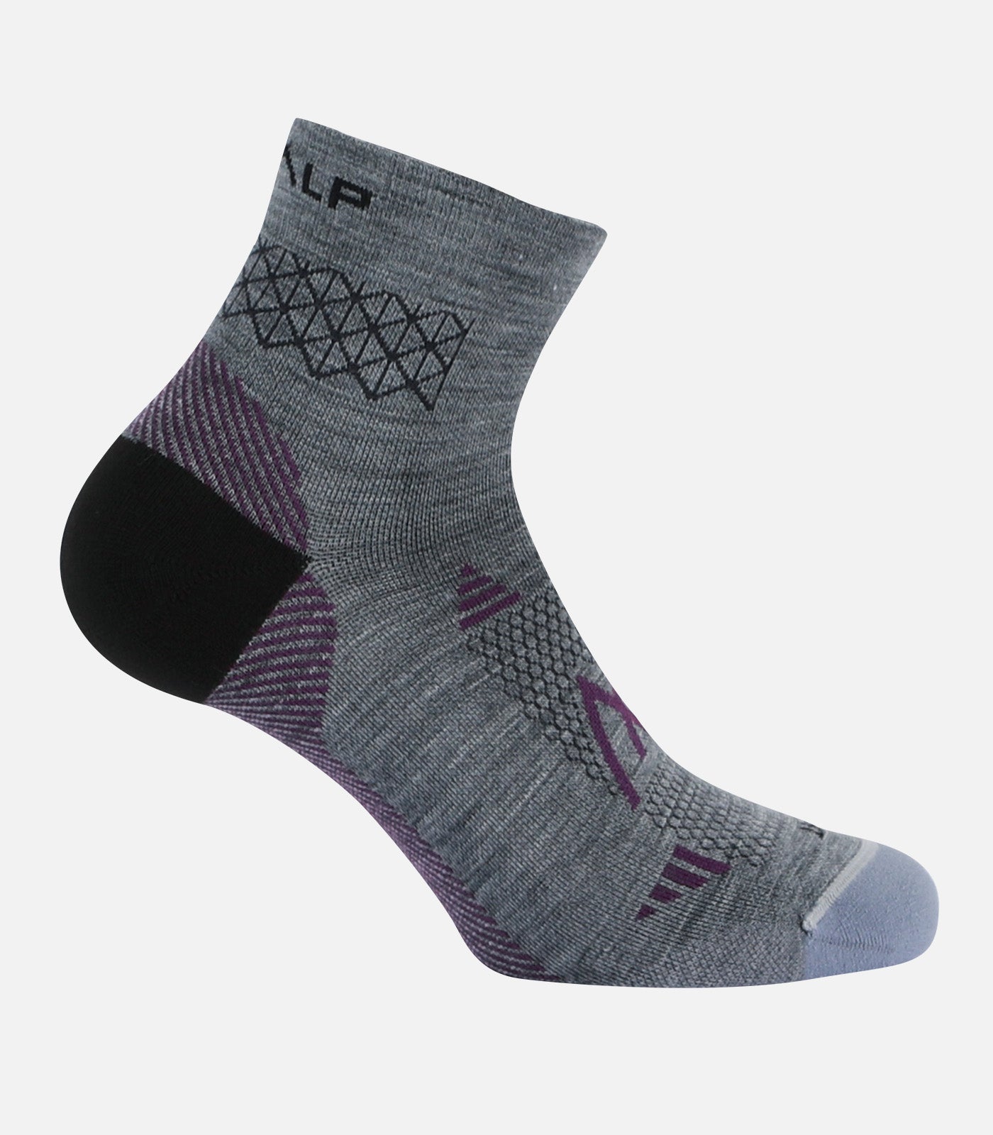 cimalp-run-mid-chaussettes-trail-m-rinos-gris-tige-mid image 7