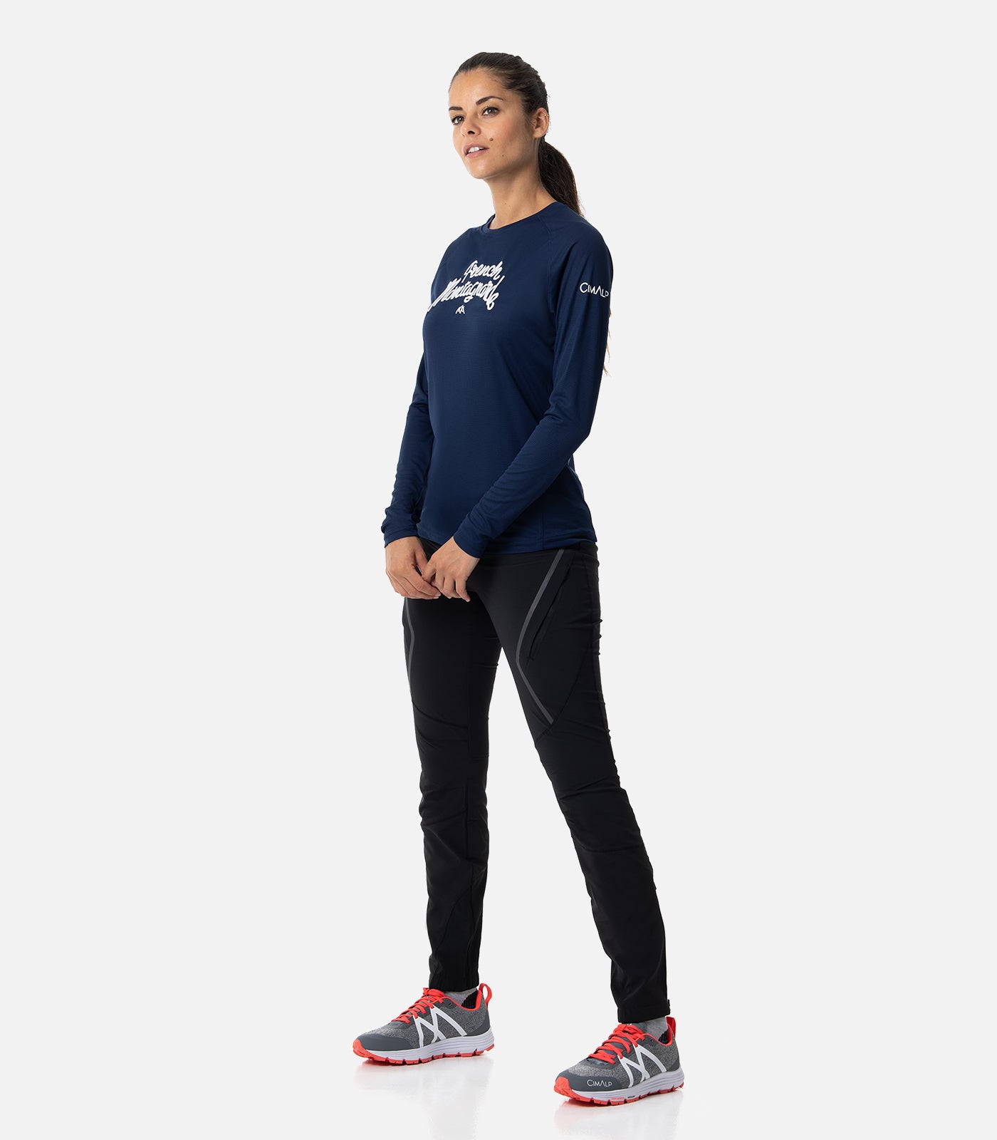 cimalp-la-fran-aise-ls-t-shirt-trail-femme-parme-manches-longues image 3