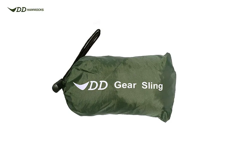dd-gear-sling-vide-poche-hamac-vert-olive-avec-paracorde image 1