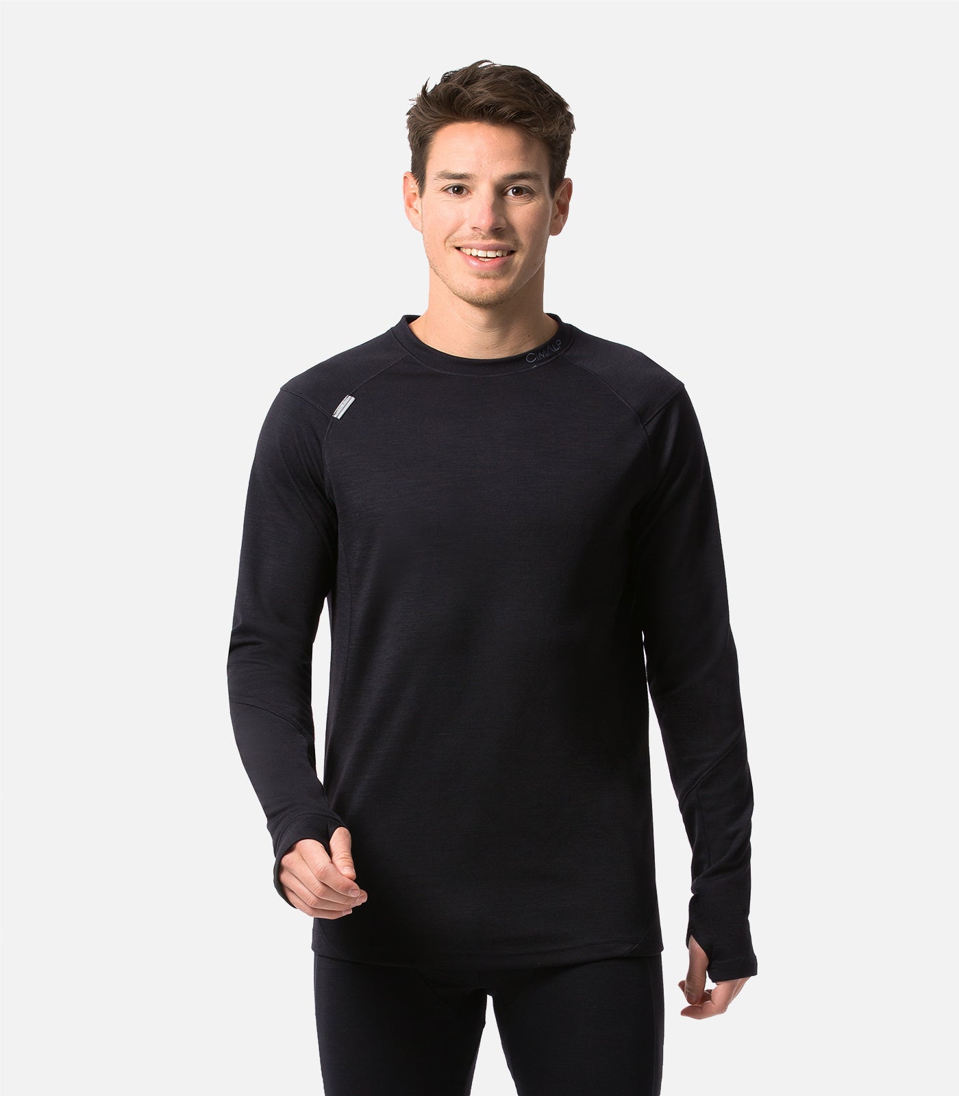 cimalp-merino-top-4-h-sous-v-tement-thermique-noir-laine-m-rinos image 1