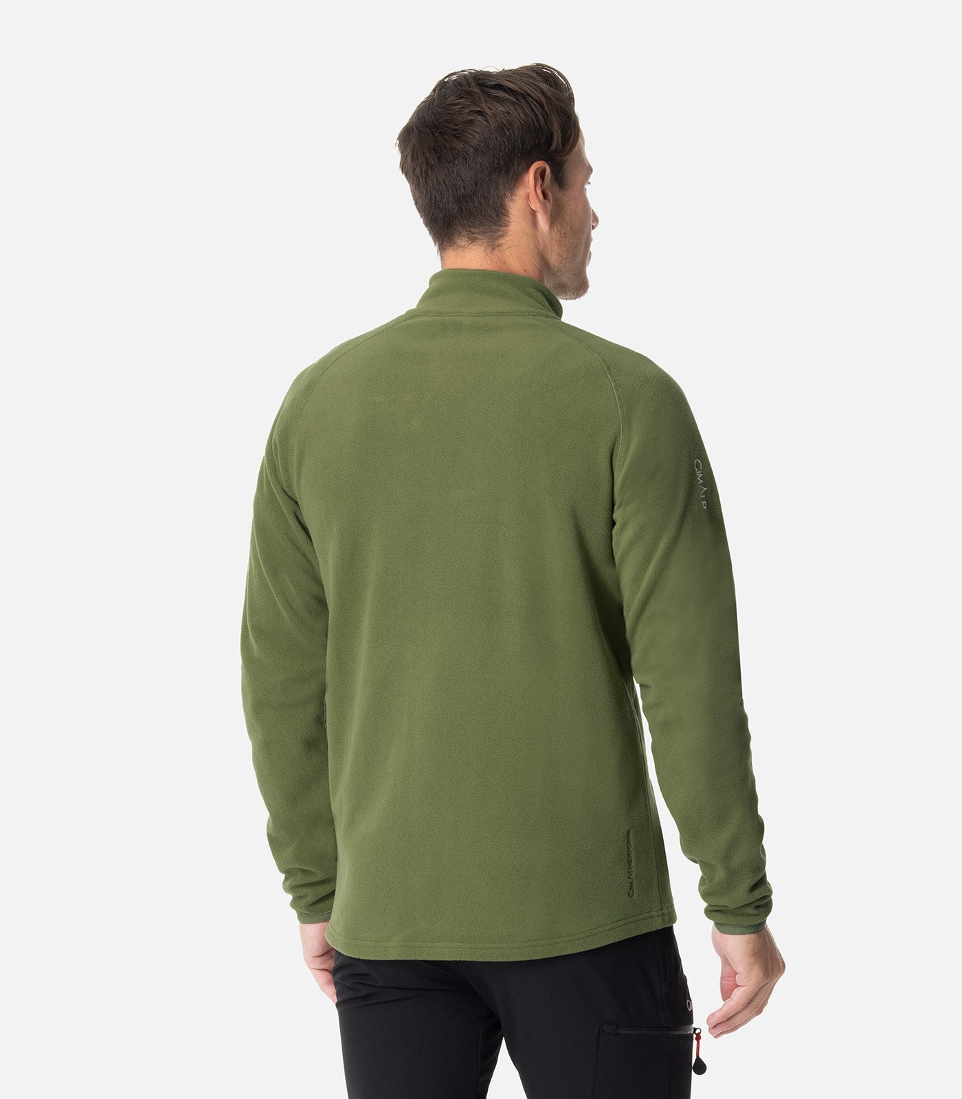 cimalp-artic-5-h-veste-polaire-homme-kaki-recycl-e image 4