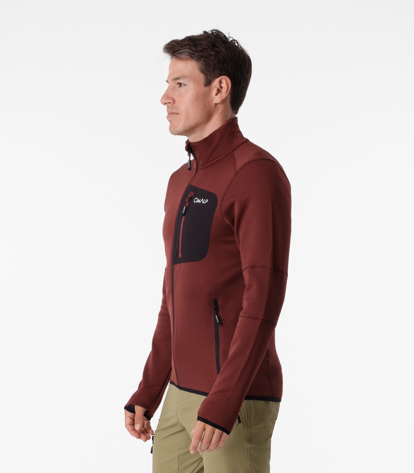 cimalp-brevent-2-h-veste-polaire-homme-marine-stretch image 6