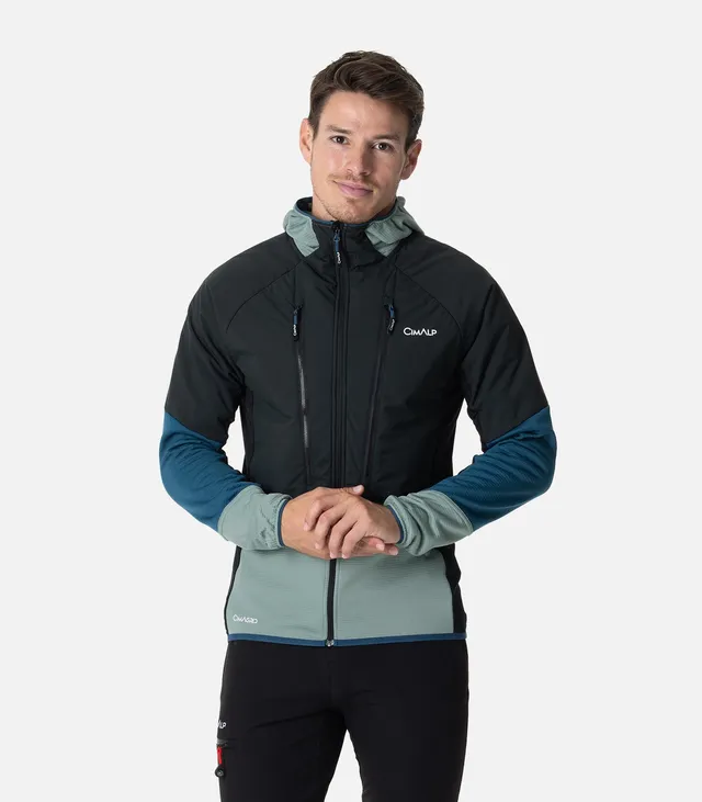 cimalp-baretti-2-h-polaire-homme-primaloft-noir-bleu image 1