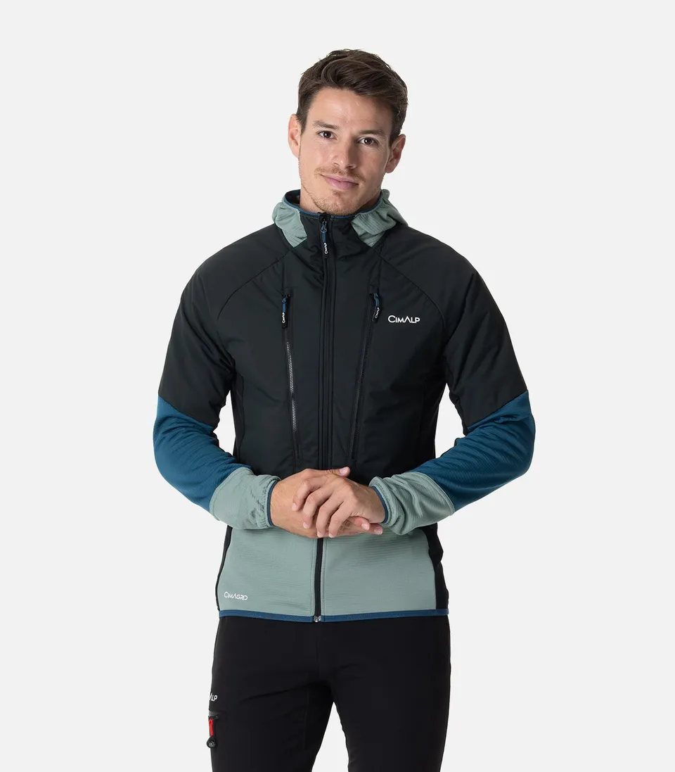 cimalp-baretti-2-h-polaire-homme-primaloft-noir-bleu image 1