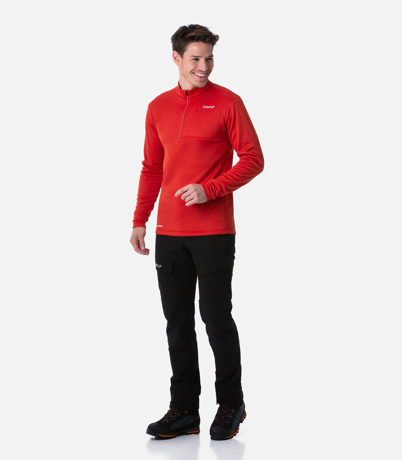 cimalp-verdon-h-veste-polaire-rouge-stretch-l-g-re image 3