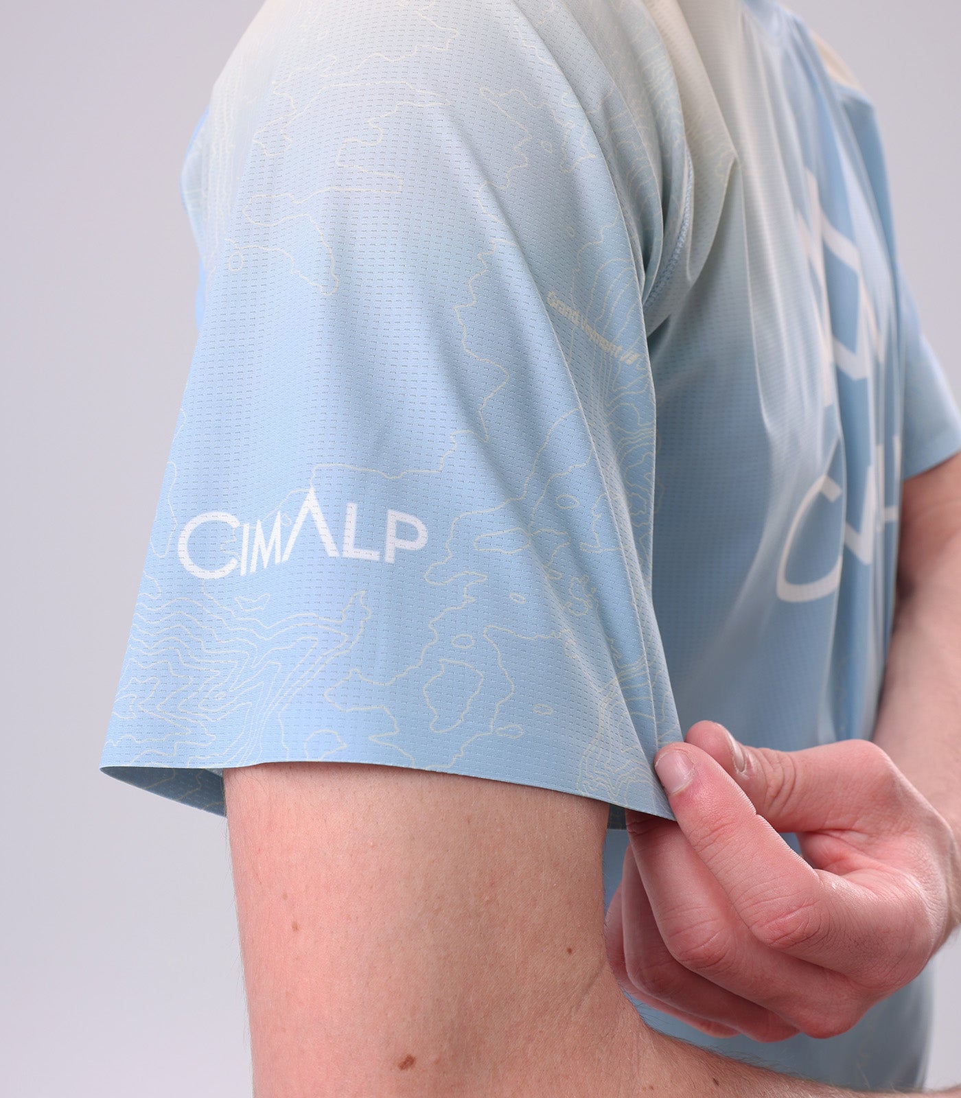 cimalp-team-4-h-t-shirt-trail-homme-bleu-gris-l-ger-105g image 2