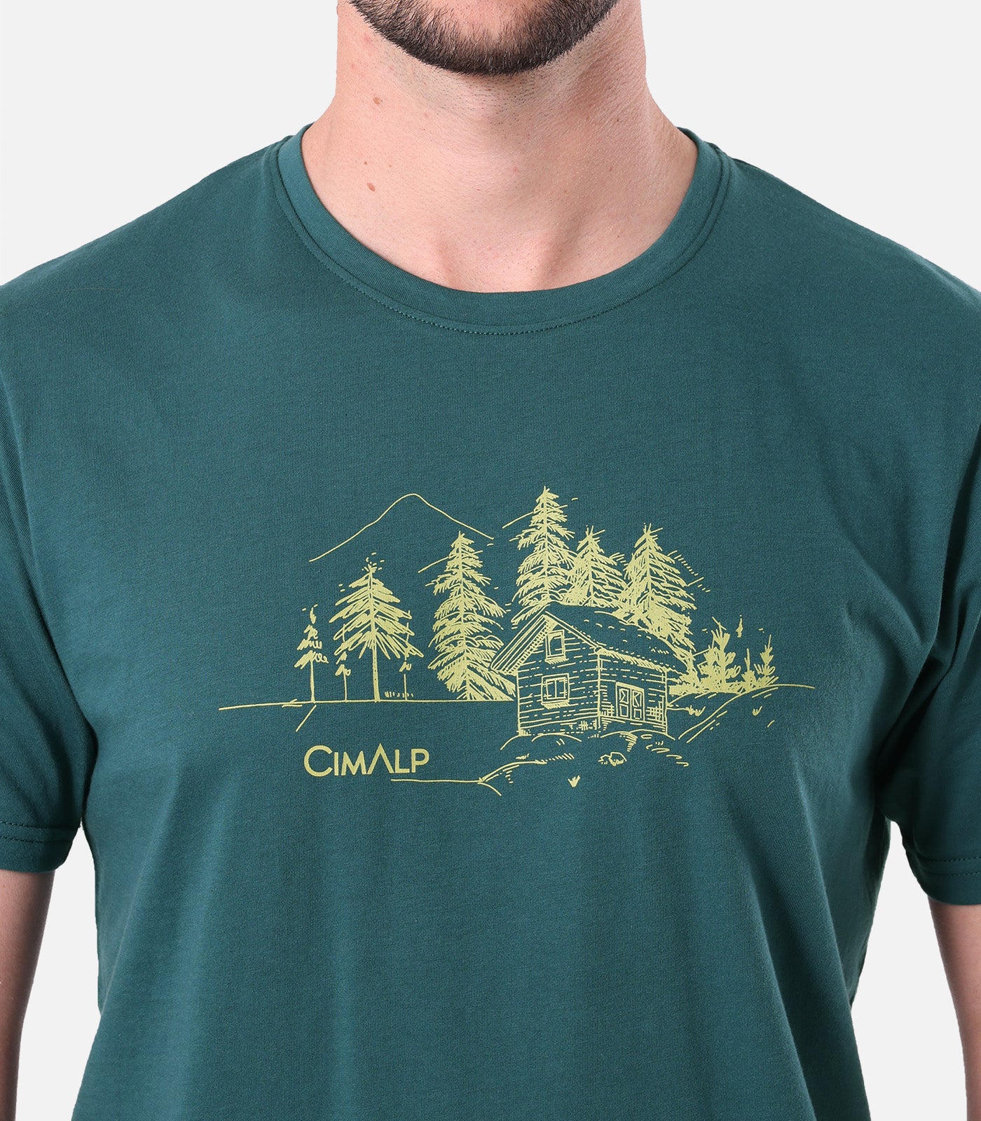 cimalp-shelter-h-t-shirt-randonn-e-homme-vert-coton-anti-odeurs-upf30 image 4