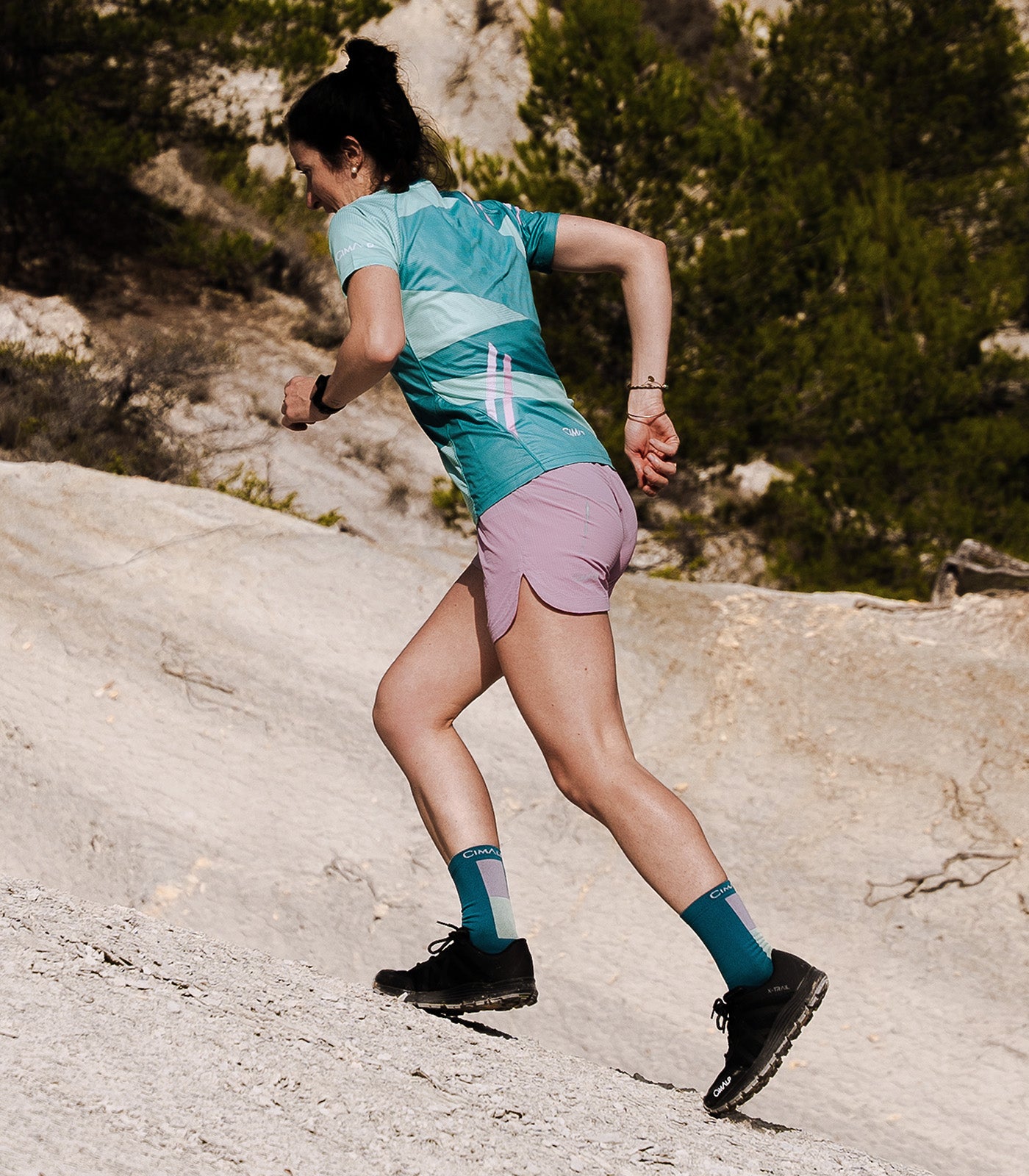 cimalp-team-3-f-t-shirt-trail-femme-vert-canard-l-ger image 4