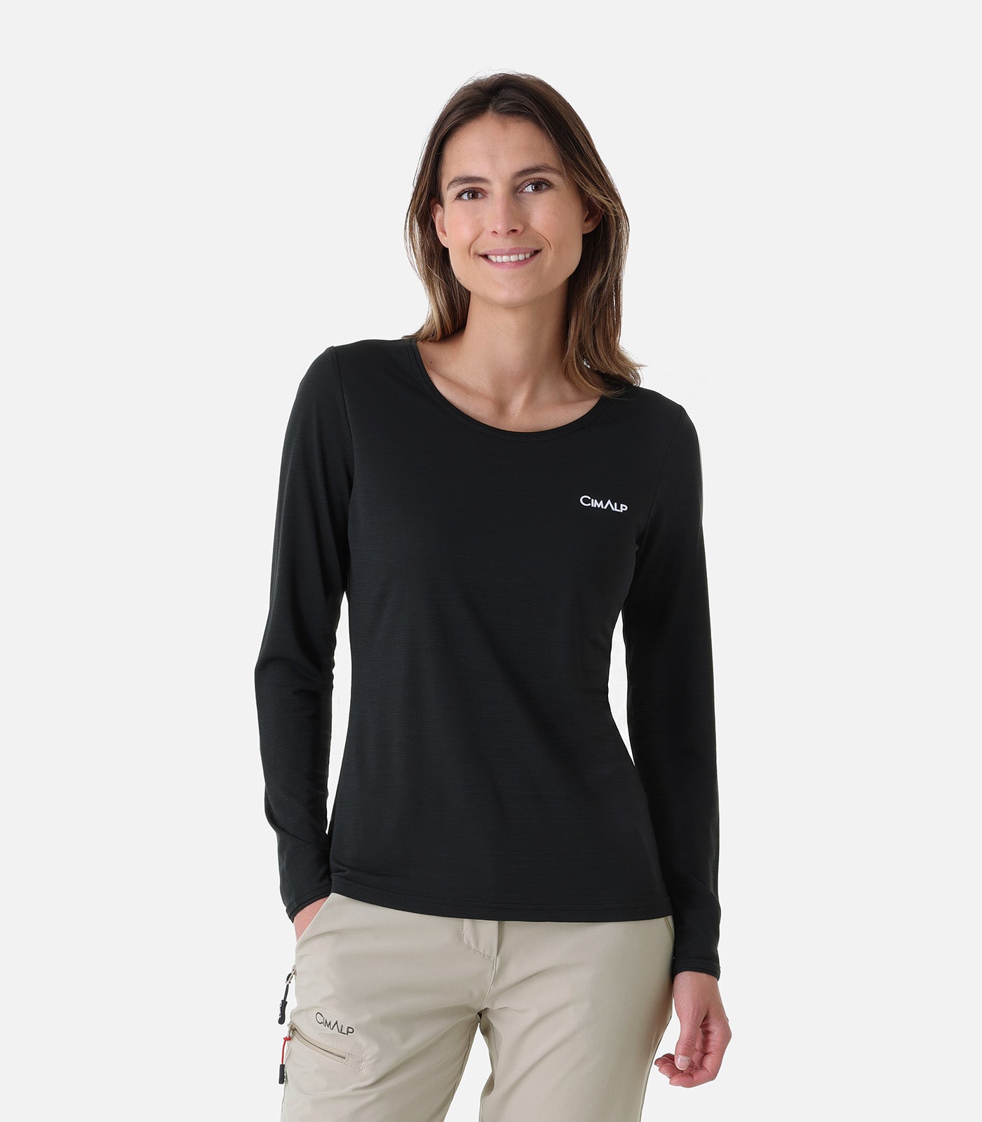 cimalp-aspres-4-f-t-shirt-rando-femme-bleu-m-respirant image 1