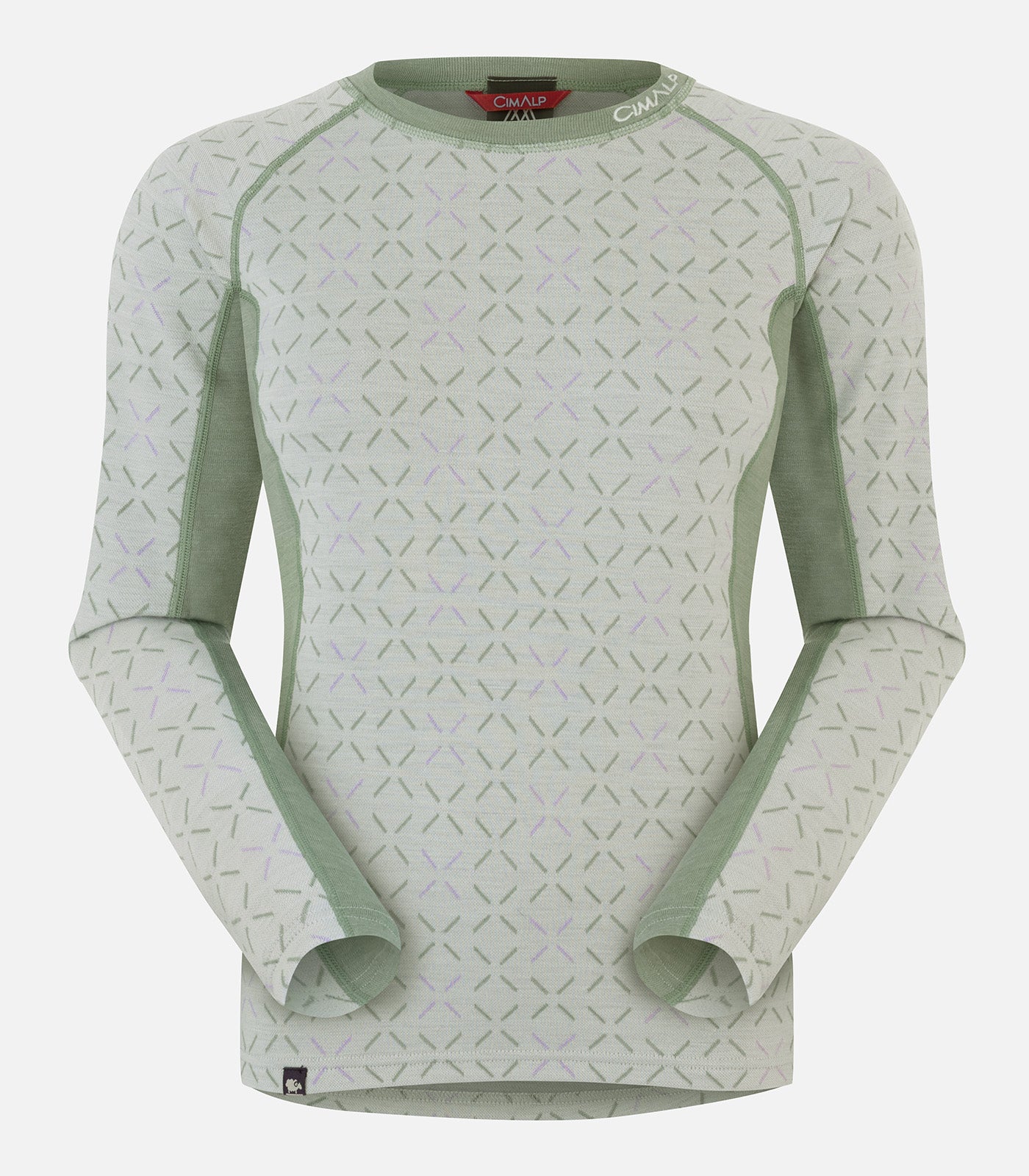 cimalp-wool-top-f-sous-v-tement-m-rinos-vert-femme image 2