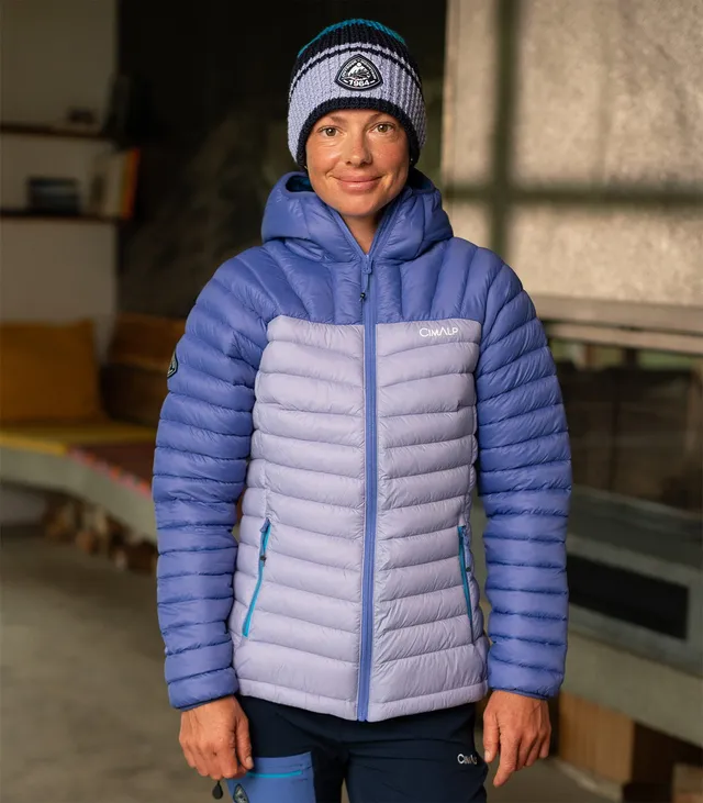 cimalp-morzine-doudoune-femme-lavande-capuche-chaude image 1