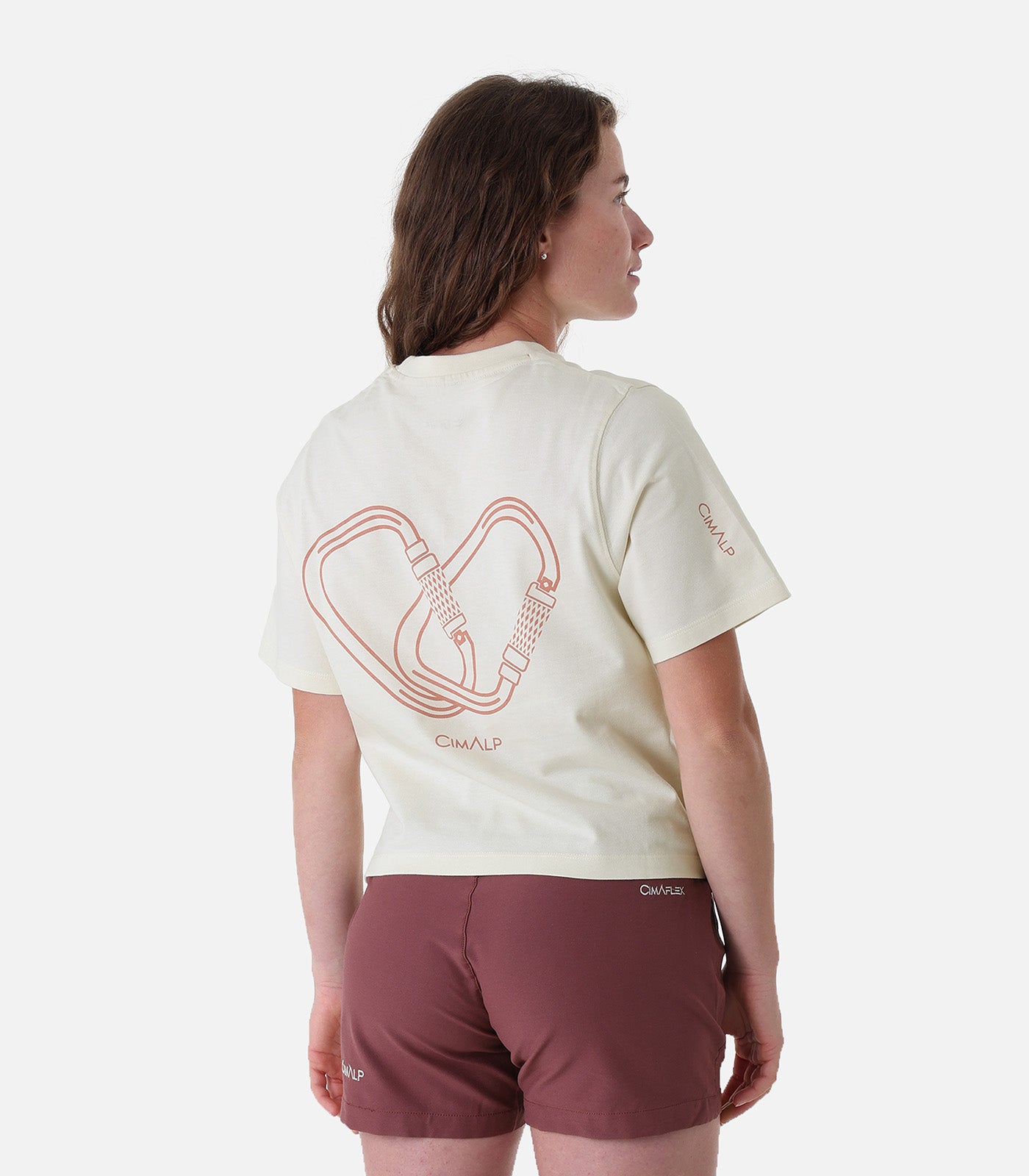 cimalp-rope-f-t-shirt-escalade-femme-beige-coton image 4