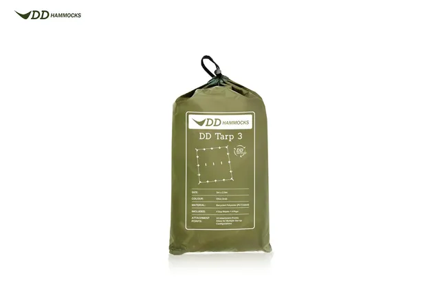 dd-hammocks-tarps-recycled-tarp-3-b-che-3x2-9m-olive image 1