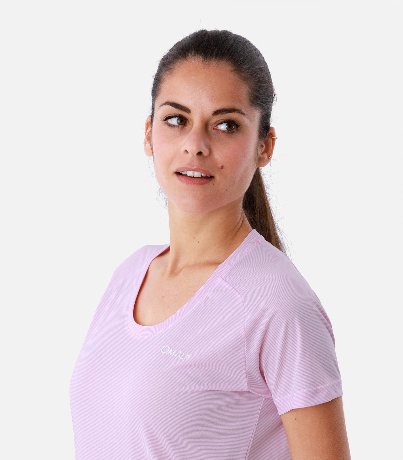 cimalp-elena-f-t-shirt-rando-femme-vert-respirant image 6