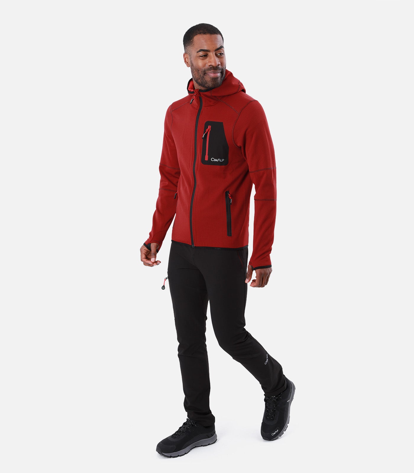 cimalp-jorasse-2-h-veste-polaire-homme-rouge-chaude image 3