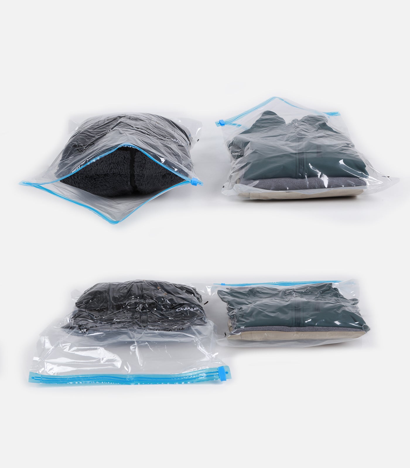 cimalp-travel-bag-sac-compression-blanc-lot-de-4-anti-odeur image 2
