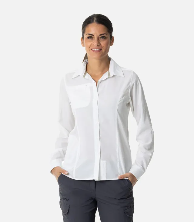 cimalp-alicante-3-f-chemise-randonn-e-femme-blanc-uv image 1
