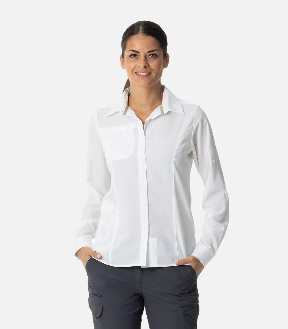 cimalp-alicante-3-f-chemise-randonn-e-femme-blanc-uv image 1