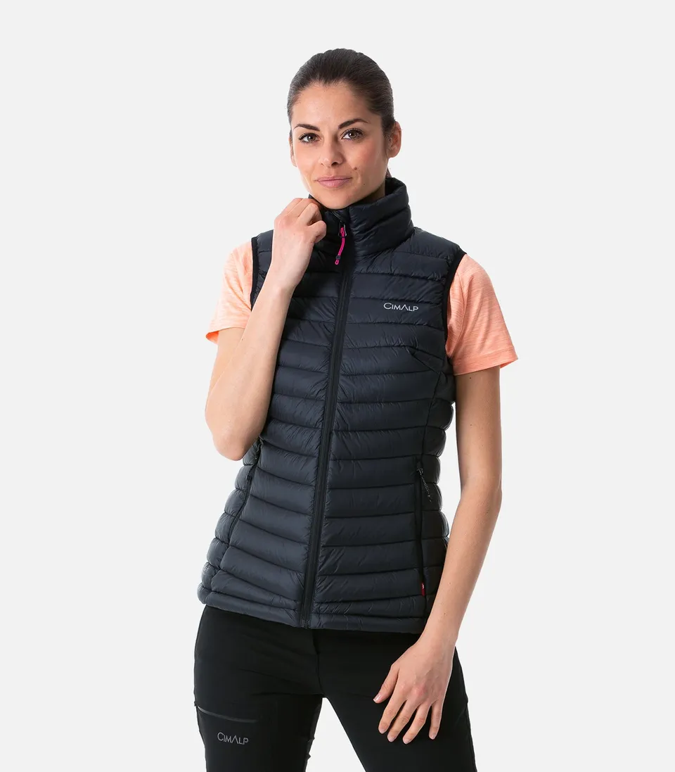 cimalp-arves-f-gilet-doudoune-femme-sans-manches-noir image 1